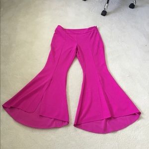 Flared leg dress pants
